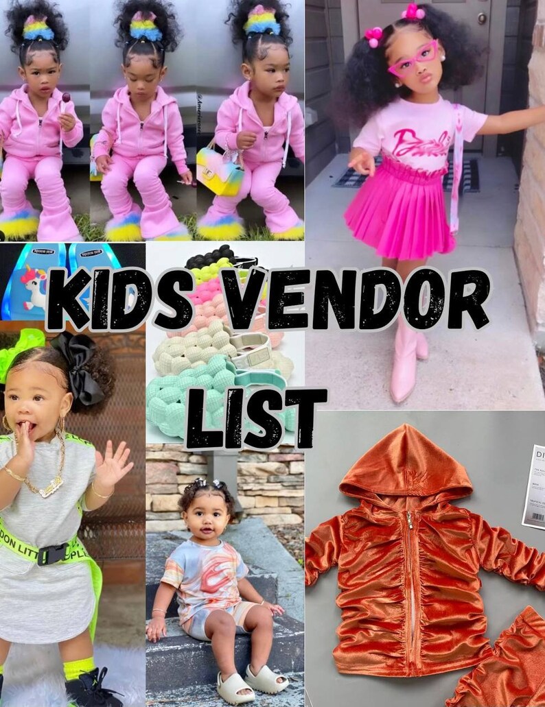 Kids Vendor List Etsy