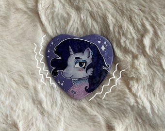 Rarity MLP Pin! / 2.5x2.25 in / My Little Pony