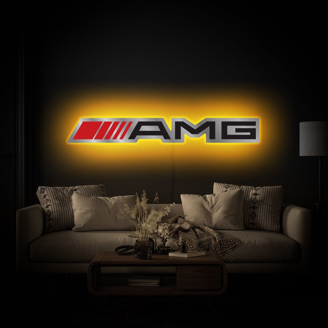 Amg Neon Sign Amg Light Sign Mercedes Amg Sign Amg Led - Etsy
