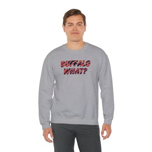 Buffalo wat ronde hals || Buffalo-kleding || Unisex sweatshirt met ronde hals, zware mix