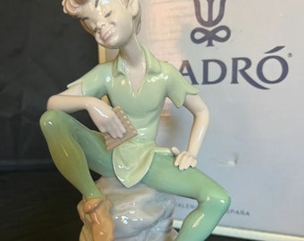 Lladro 7529 Peter Pan Signed Limited Edition 982 of 2000 Mint Condition NIB