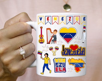Venezuela Souvenir Coffee Mug: Venezuelan Pride Keepsake Cup