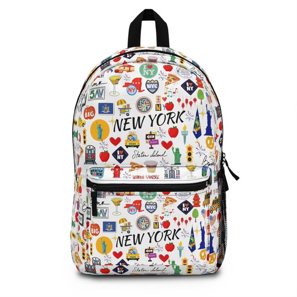 New York Backpack Laptop Backpack Women, Carry-On Travel, Back to School, Day Hike Ladies Travel Bag, College bookbag, Work Backpack Luggage