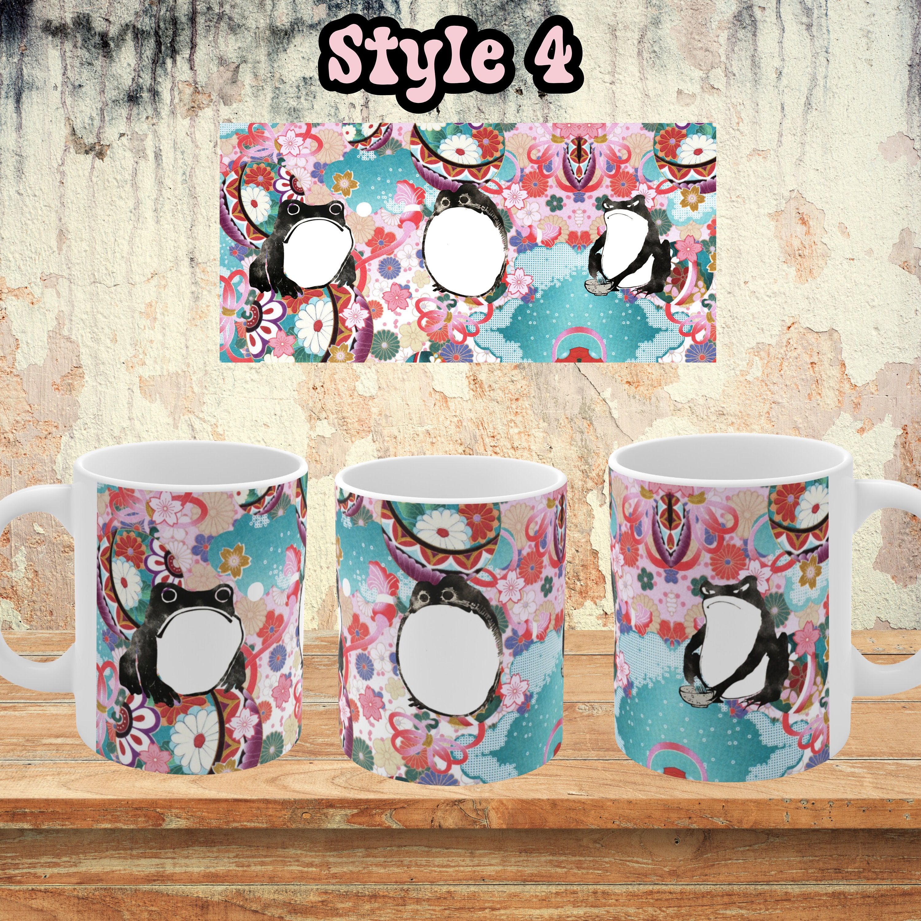 Japanese Matsumoto Hoji Frog Mug Collection 11oz - Etsy
