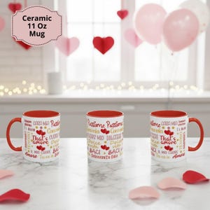 Italian Love Words Mug, Valentines Romantic Gift - Etsy