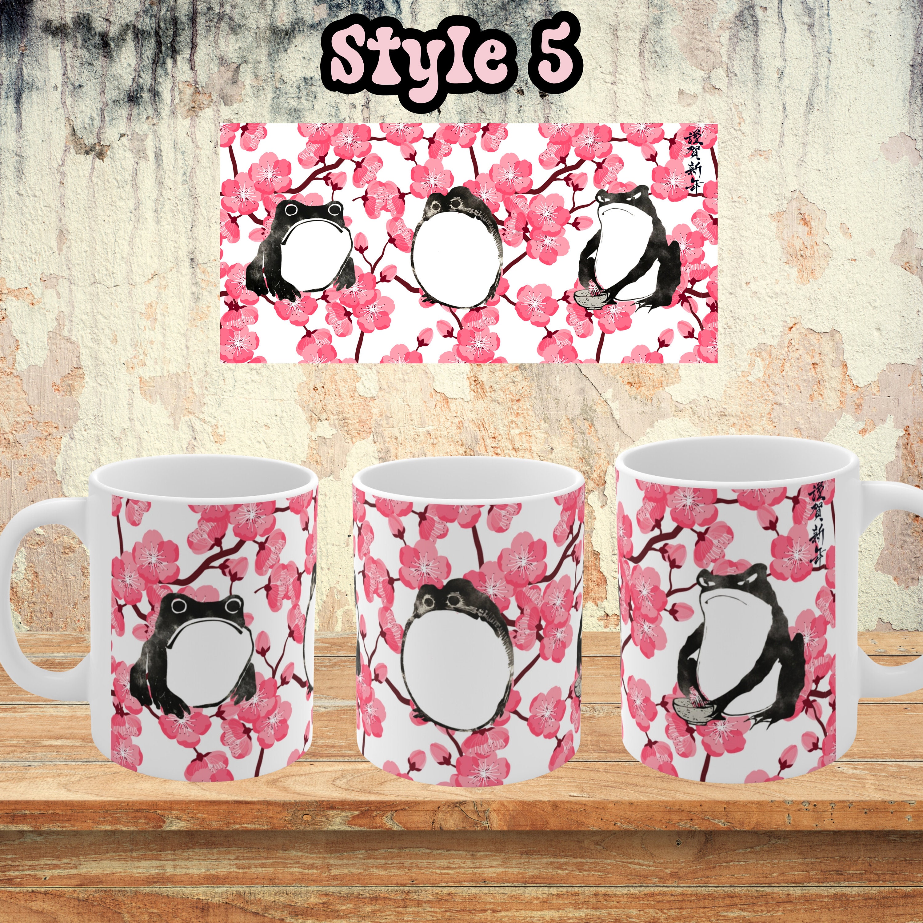 Japanese Matsumoto Hoji Frog Mug Collection 11oz - Etsy