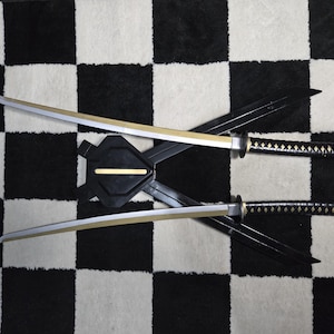 Deadpool-Inspired Katanas (Set of 2) | 3D Printed Cosplay Prop – Kit, Raw, or Complete