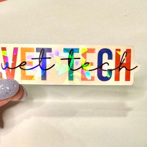 doorgewinterde stickers | dierenartstechnologie | holografisch | doorgelicht | veterinair | dierenarts verpleegkundige | RVT | LVT | CVT