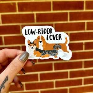 sticker | lowrider-liefhebber | hondenliefhebber | rashonden | hondensnob