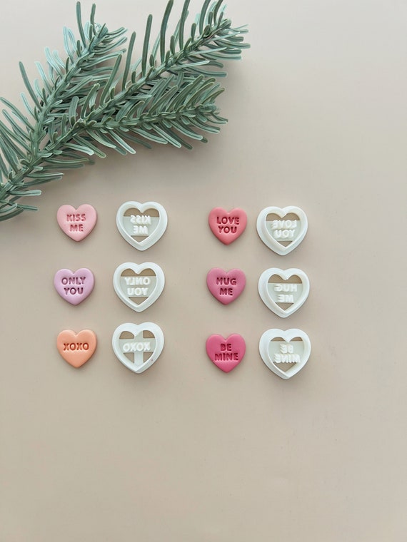 Valentines Day Stud Pack Valentines Day Clay Cutters Stud Pack