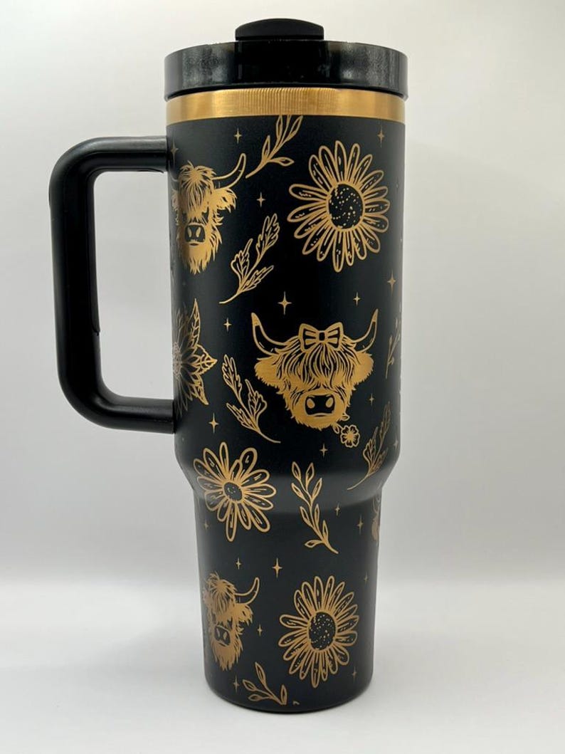 Watercolour Highland Tumbler