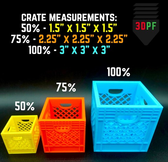 Mini Crate / Mini Brands / Storage / Organizer / Desk Storage