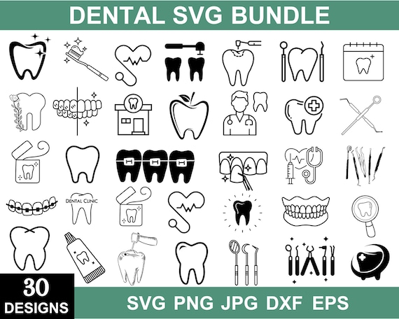 Dental Svg, Dentist Svg, Dental Clipart, Dental Assistant Svg, Dental Png, Dental Silhouette, Dental Hygiene Gifts, Svg Files For Cricut