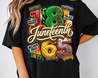Junteenth 1865 PNG, afroamerikanische Freiheit Png, schwarze Geschichte Png, Juneteenth Shirt Design, digitaler Download