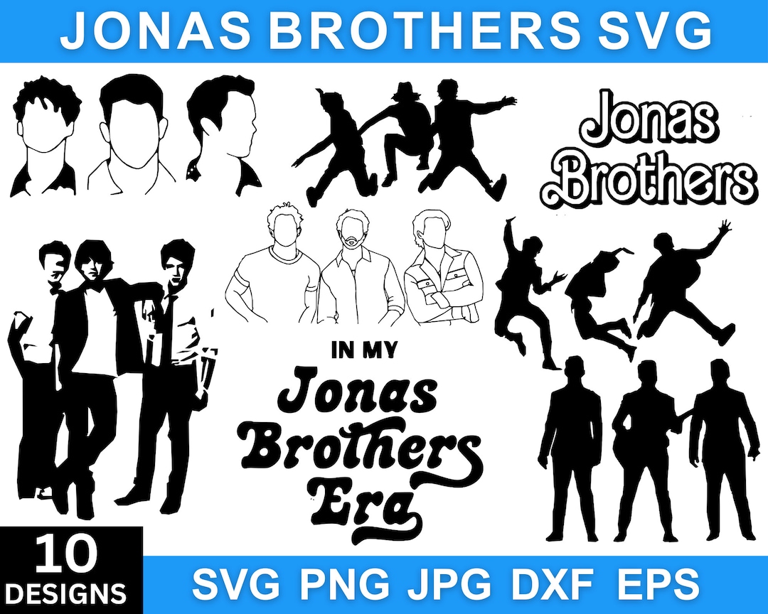Jonas Brothers Svg / Png, Jonas Brothers Tour, Jonas