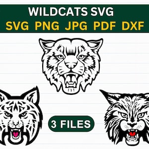 Ensemble Wildcats Svg, Svg Wildcats, PNG Wildcats, Wildcats, Dxf Wildcat, Svg Fierté Wildcats, Chemise Wildcats, Silhouette Svg, Dessins Vectoriels