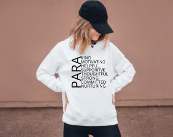 Paraprofessional svg, paraprofessional png, para svg, para camisa svg, para idea de regalo, para png, archivos svg para cricut, descarga instantánea