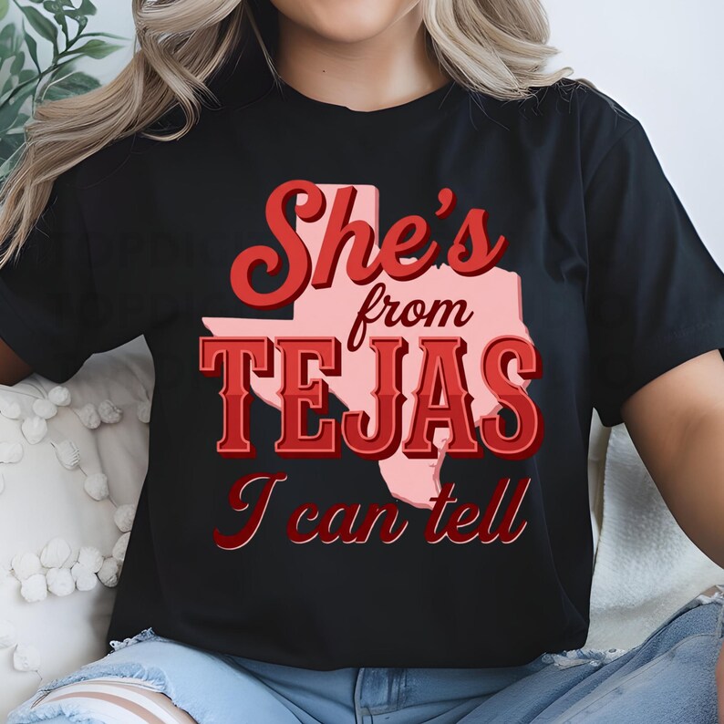 She’s From Tejas PNG Bundle, I Can Tell Cowgirl PNG, Western Texas Girl ...