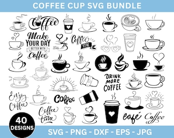 Plus de 40 ans ensemble de café Svg, Svg café drôle, amateurs de café, cliparts café, café chemise Svg, café citations Svg, téléchargement immédiat, Silhouette