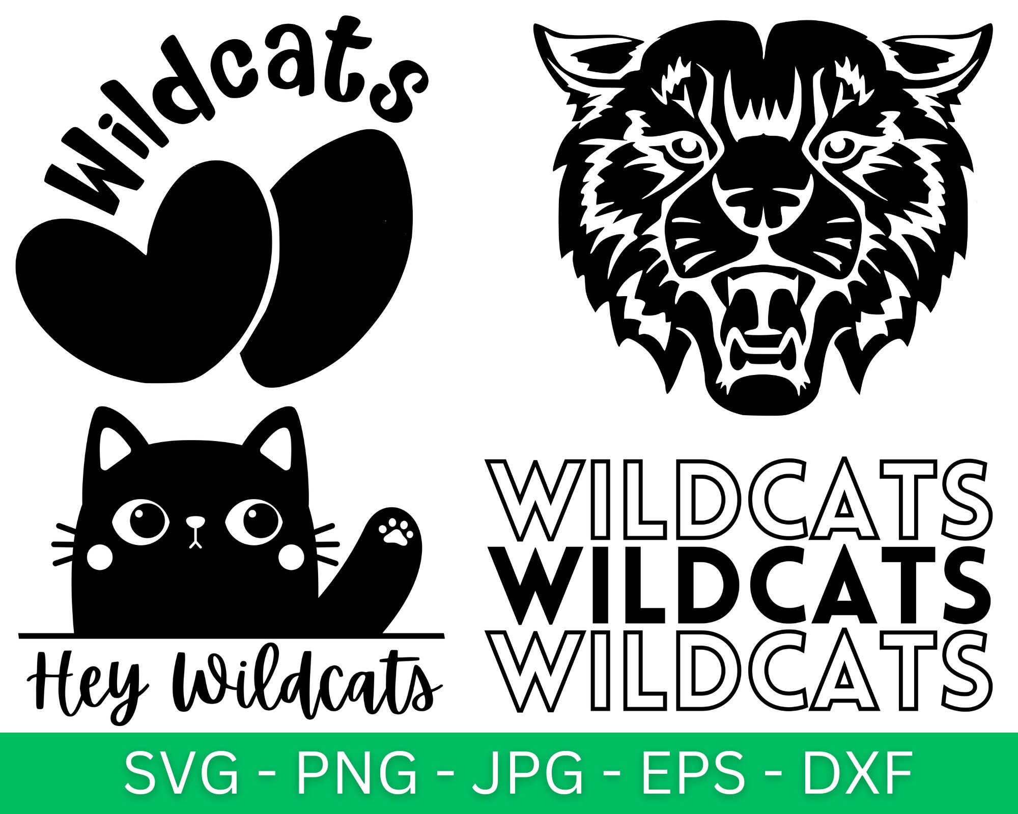 Wildcats Svg Bundle Wildcats Svg Wildcats Png Wildcats - Etsy