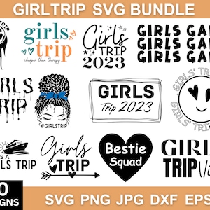 Road Trip Svg, Girls Trip Svg, Girls Weekend Svg, Girls Trip Png, Friends Trip Svg, Svg Files For Cricut, Road Trip Shirt, Best Friends Svg