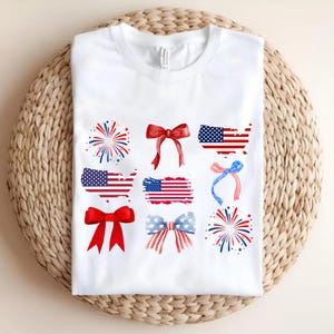 4th Of July Bow Png, Coquette Bow Png, Patriotic Bow Png, 4th Of July Png, American Flag Png,USA Png, Independence Day Shirt Png,Sublimation image 8