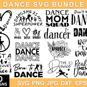 Dance Svg Bundle, Dance Png, Dance Clipart, Dance Mom Svg, Commercial Use Svg, Dance Mom Shirt, Dance Svg Bundle, Instant Download