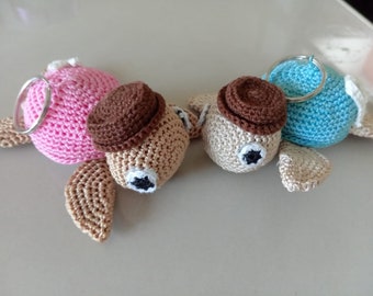 Turtle Keychains | Amigurumi turtle keychains | Crochet | Handmade