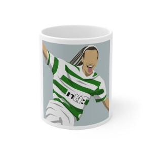 Celtic FC Henrik Larsson Ceramic Mug
