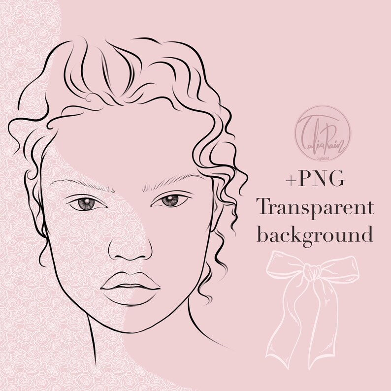 Makeup Face Chart Template Pro Artist Consultation Form (PDF, PNG) Etsy