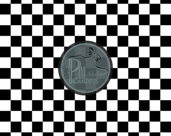 Naadloos dambordpatroon: zwart-witte digitale achtergrond (PNG, JPEG, 12 x 12 inch)