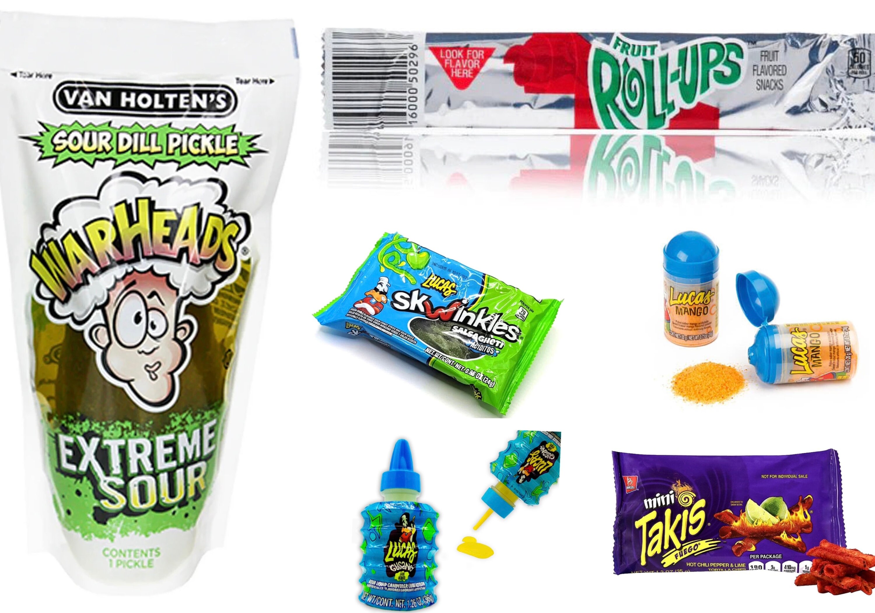 Extreme Sour Warhead Pickle Kit - Rustito's Dulces