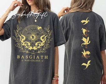 Fourth Wing Shirt , Basgiath War College Shirt, Fourth Wing Dragon Rider Sweatshirt, Fantasy reader Shirt, Bookish Merch, Rebecca Yarros