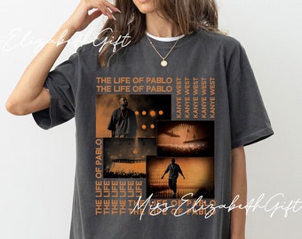 Camiseta La vida de Pablo, Sudadera Kanye West, Camiseta Kanye, Camisa Vintage Reaper Kanye West Tour, Camisa La vida de Pablo