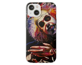 Beetlejuice Elegance: Nail-Picking Chic Phone Case Flexi Cases iPhone