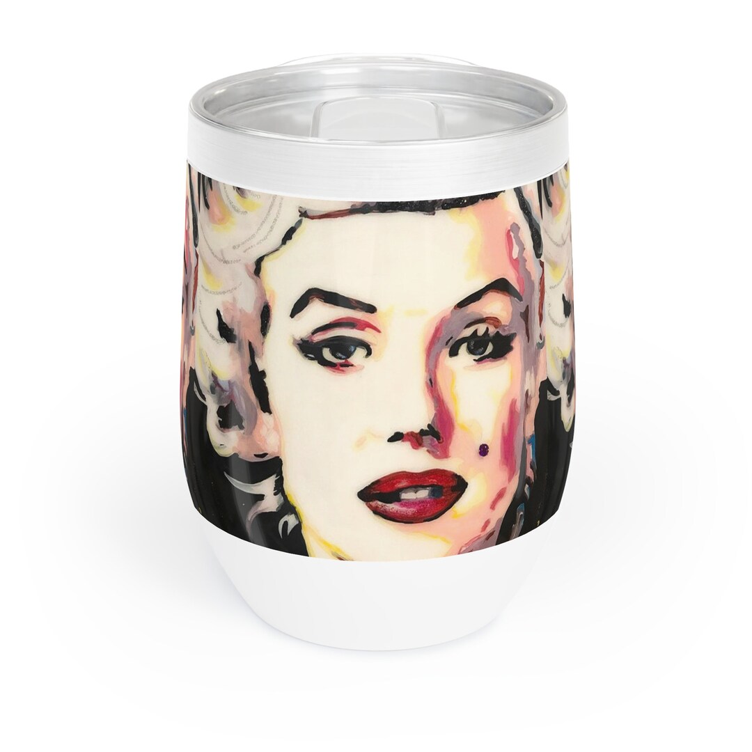 Marylin Monroe Chill Wine Tumbler Etsy
