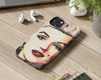 Sultry Glamour: Marilyn Monroe Elegance Phone Case Tough Phone Cases