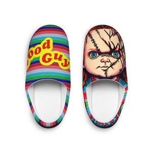 Chucky Slippers Odd Sox, Chucky, Fun Plush Indoor Novelty Slipper, Big Cozy  main image 4