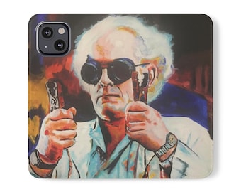 Doc Brown's Time Twisting Invention Flip Cases