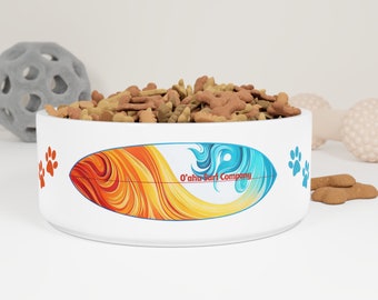 Dog and Cat Pet Food Bowl, Pet Accessories, Pet Supplies, Dog Bowl, Cat Bowl, Custom Dog Food Bowl, Coastal Decor, Beach Dog Bowl