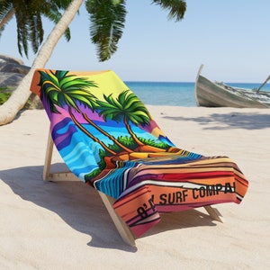 Island Inspired Beach Towel Luxurious Soft Plush Quick-Drying and Absorbent Large Tropical Towel for Beach Pool Travel Hawaiian Vacations
