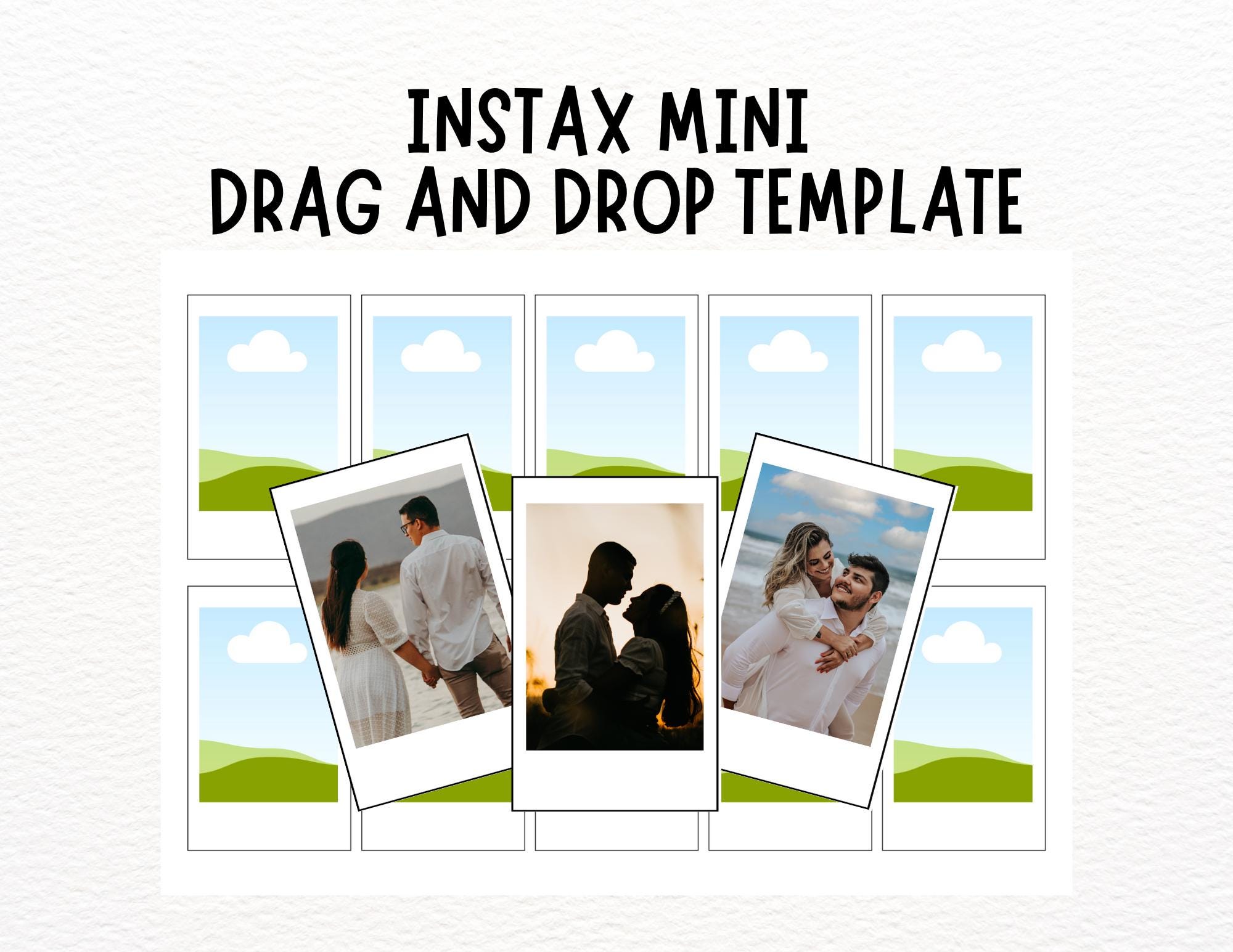 Polaroid Template Instax Mini Film Frame Instax Mini Photo Frame