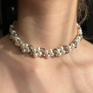 Pearl and Crystal Necklace
