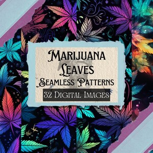 32 Erba PNG, Arte Hippie, Arte Erba, Modello di piastrella, Carta senza giunture, Uso commerciale, Carta per album, Pacchetto digitale, Trippy, Modello Hippie