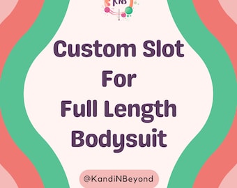 Custom Full Length, Tank Top Style Weaved/Braided Bodysuit Slot *Plus Size/All Size Festival Wear*