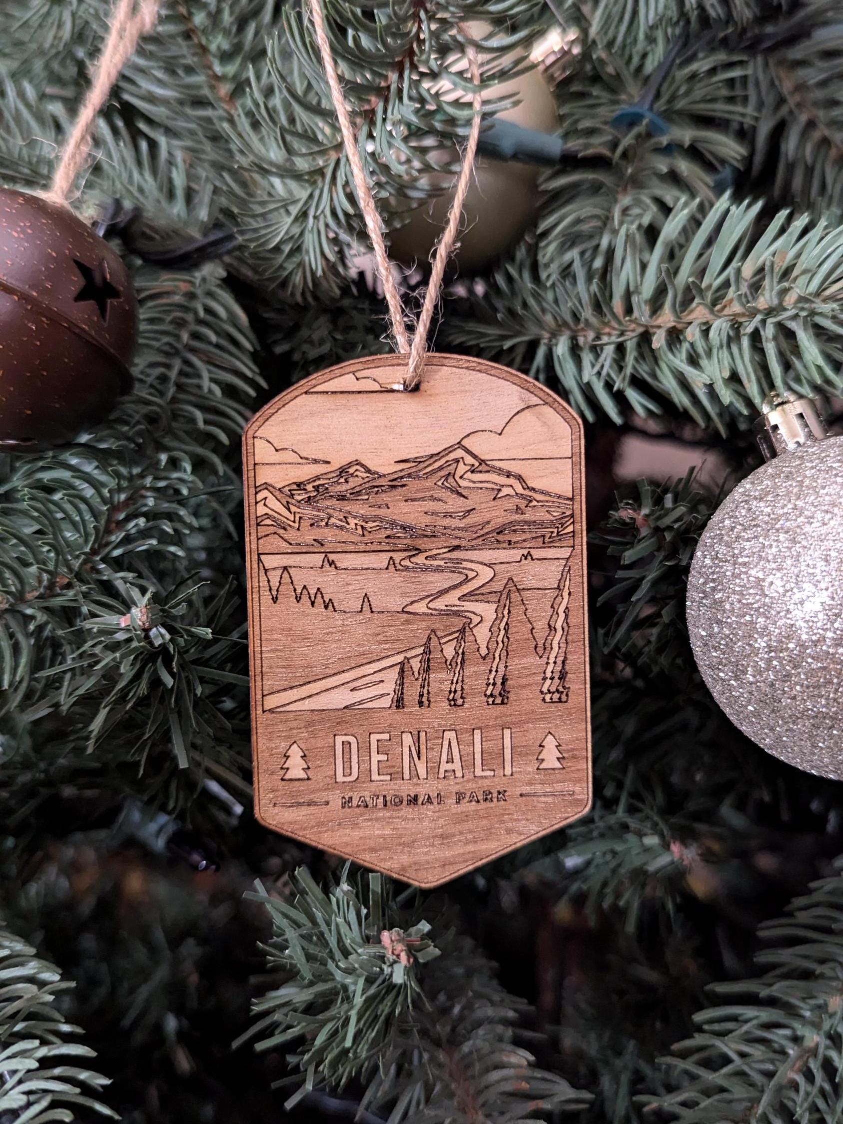 Alaska AK USA America Christmas Ceramic Ornament Xmas