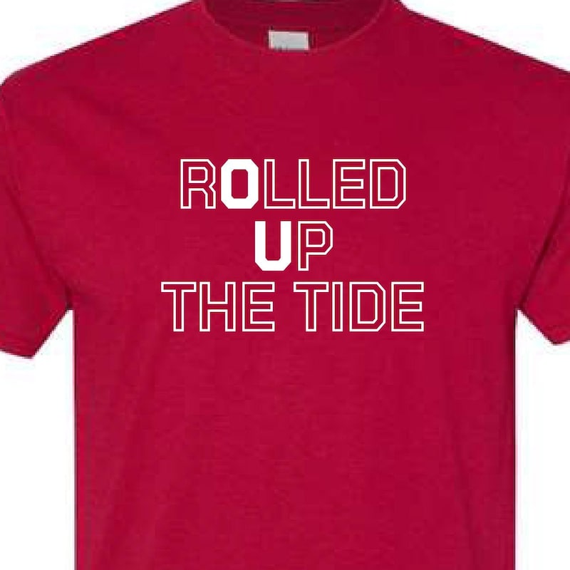 Rolled Up the Tide Oklahoma fan T-shirt/Hoodie/CrewSS/Youth Tee. Boomer Sooner!! Celebrate the DOMINANT victory over Alabama in style!!