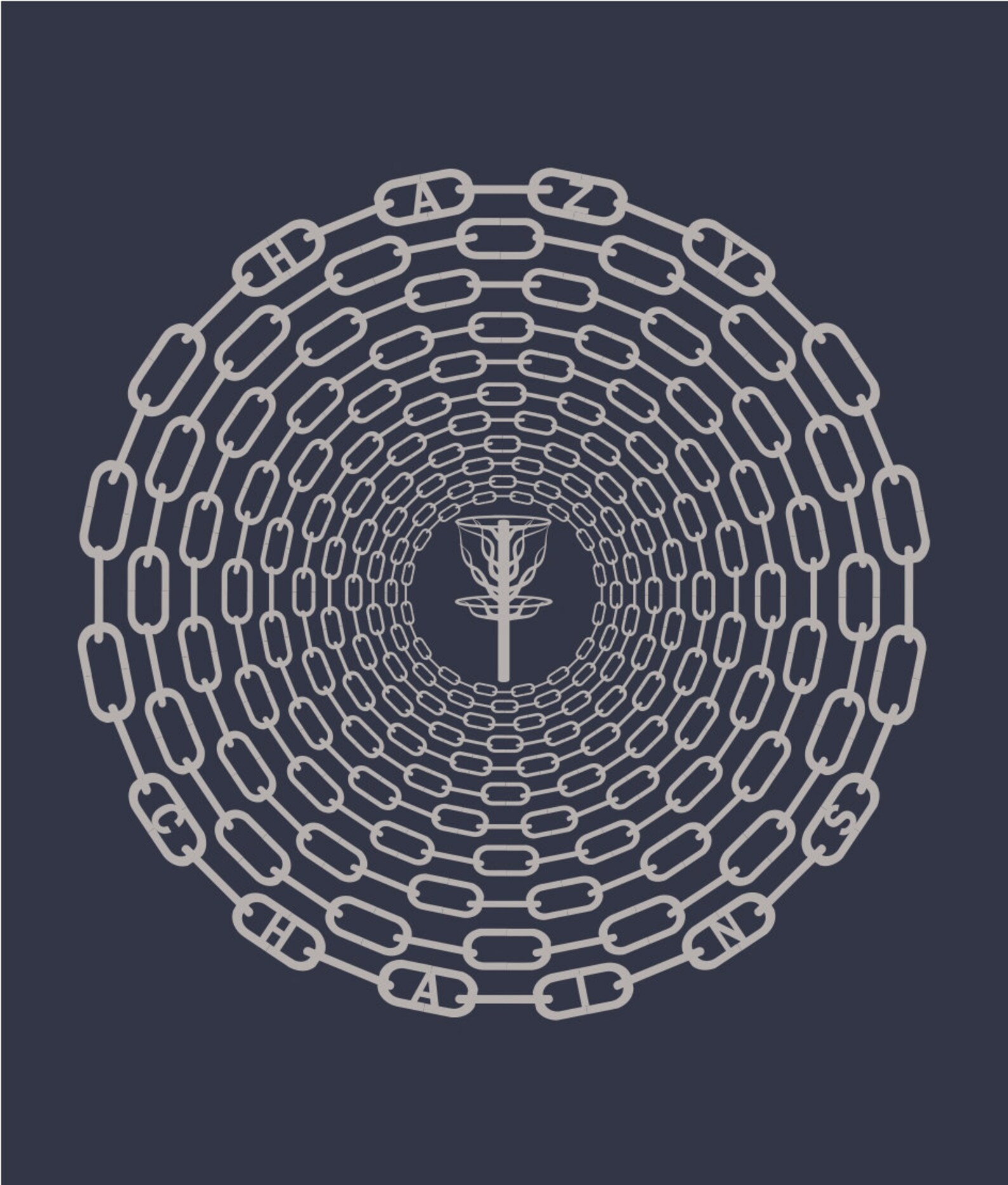 Tunnel of Chains Disc Golf Shirt From Hazy Chains Disc Golf, Available