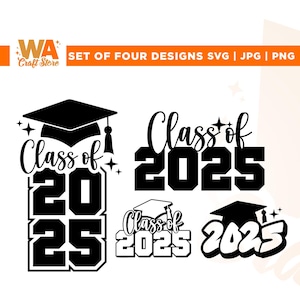 Klas van 2025 SVG, afstuderen 2025 svg, Cricut, Png, svg, sublimatie, afstudeerpet svg, afstuderen 2025 svg, klas van 2025 svg, silhouet