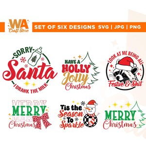 Christmas Bundle Svg, Joyeux Noël svg, Cricut, sublimation, Vacances svg, Funny Christmas Svg, Christmas Sayings Quotes png, Silhouette